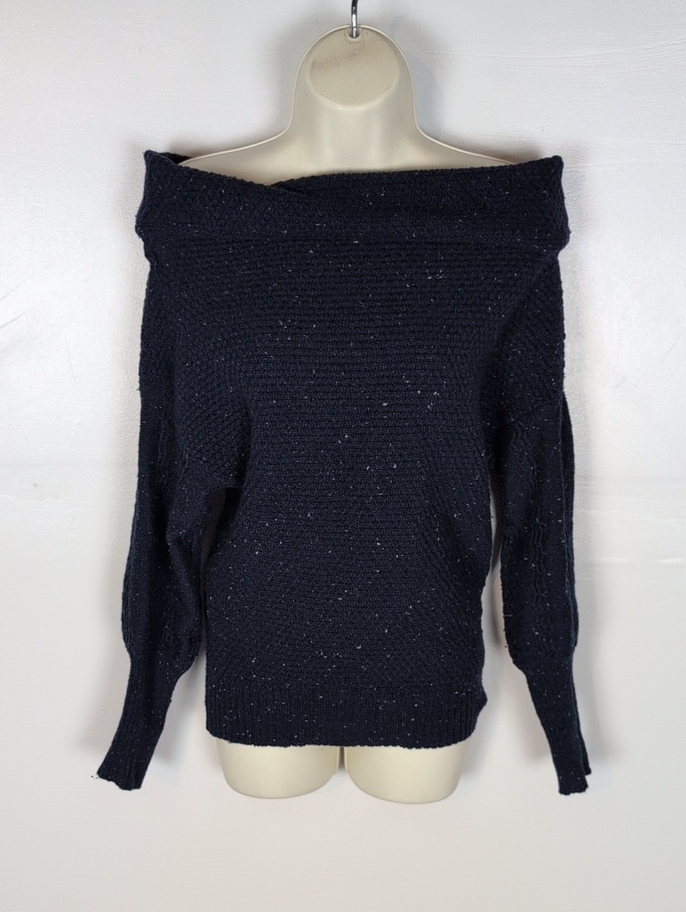 Michael Stars Off-Shoulder Long-Sleeve Sweater